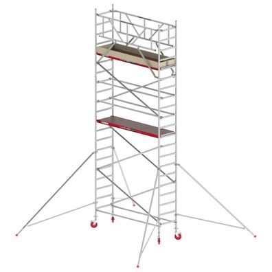 Altrex Fahrgeruest RS Tower 41 Alu mit Holz-Plattform 7,20m AH breit 0,75x2,45m