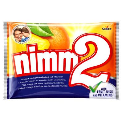 nimm2 - Orangen und Zitronenbonbons mit Vitaminen 1KG (1.000g) - Familienpackung