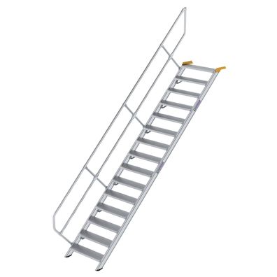 MUNK Treppe 45EUR inkl. einen Handlauf, 800mm Stufenbreite, 15 Stufen
