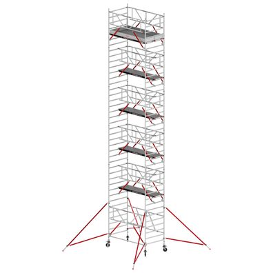 Altrex RS Tower 55-S mit Safe-QuickÂ® 12,8m Arbeitshoehe Fiber-Deck 1,85m