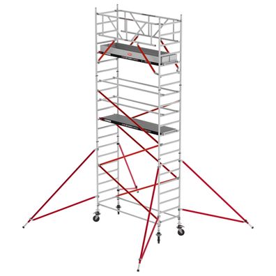 Altrex Fahrgeruest RS Tower 51 Plus Aluminium 0,90m breiter Rahmen mit Fiber-Deck Pl