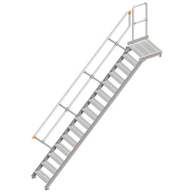 Layher 112 Treppe mit Plattform 45EUR 60cm 15 Stufen
