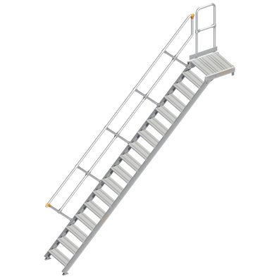Layher 112 Treppe mit Plattform 45EUR 60cm 17 Stufen