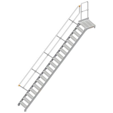 Layher 112 Treppe mit Plattform 45EUR 60cm 19 Stufen