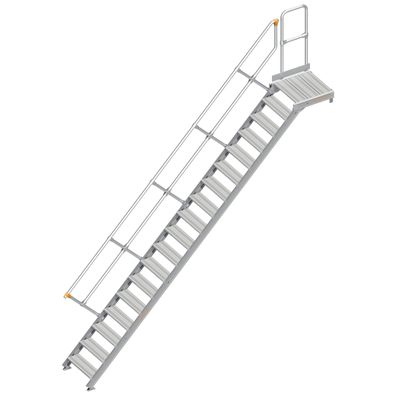 Layher 112 Treppe mit Plattform 45EUR 60cm 18 Stufen