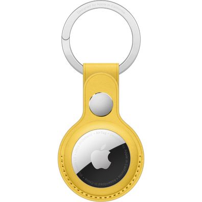 Apple AirTag Schlüsselanhänger aus Leder - Sonnengelb MM063ZM/ A Airtag Lemon