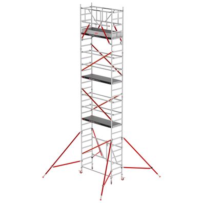 Altrex Klappgeruest RS Tower 54 Aluminium Holz-Plattform 0,75x1,85m ohne Safe-Quick