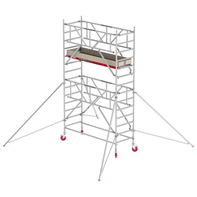 Altrex Fahrgeruest RS Tower 41 PLUS Aluminium mit Safe-QuickÂ® und Holz-Plattform 5,