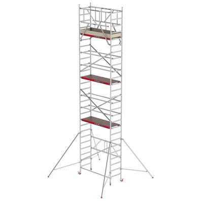 Altrex Fahrgerést RS Tower 44-POWER Alu mit Holz-Plattform 8,80m AH 0,75x1,85m
