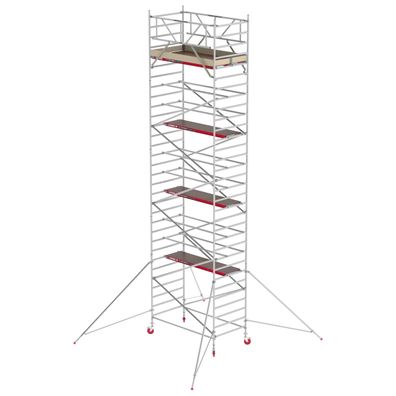 Altrex Fahrgeruest RS Tower 42 Aluminium mit Holz-Plattform 8,20m AH 1,35x2,45m