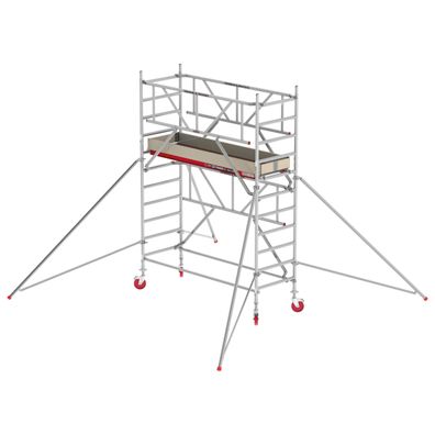 Altrex Fahrgeruest RS Tower 41 PLUS Aluminium mit Safe-QuickÂ® und Holz-Plattform 4,