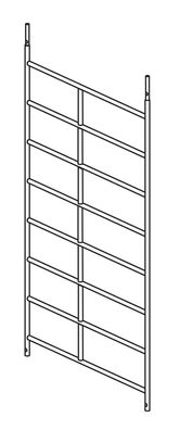 Hymer Einzelteil Fahrgeruest Rahmenteil mit 8 Sprossen 1,50x2,15m