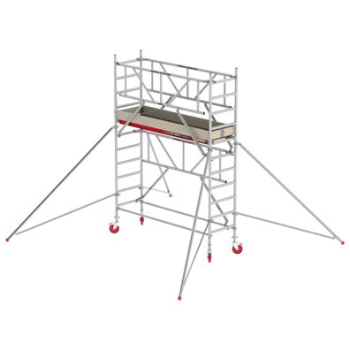 Altrex Fahrgeruest RS Tower 41-S Aluminium mit Safe-Quick und Holz-Plattform 4,20m A