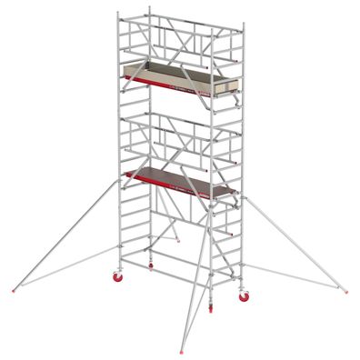 Altrex Fahrgeruest RS Tower 41 PLUS Aluminium mit Safe-QuickÂ® und Holz-Plattform 6,