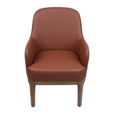 Brauner Wohnzimmer Sessel Designer Einsitzer Luxus Lehnstuhl Stühle
