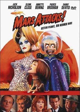 Mars Attacks! (DVD) Min: 102/ DD5.1/ WS - WARNER HOME - (DVD Vi...