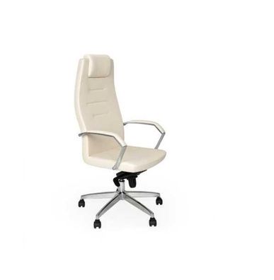 Weißer Sessel Designer Stuhl Bürostühle Drehstuhl Chefsessel Einsitzer