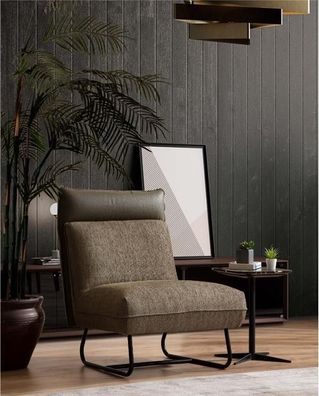 Sessel Textil Wohnzimmer Lounge Neu Luxus Design Möbel Stühle Klassisch Design