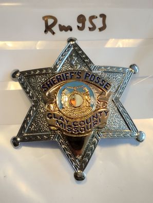 Polizei Brustabzeichen USA Clay County Missouri Göde Replik (rm953)