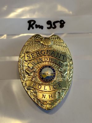 Polizei Brustabzeichen USA Windham Police Göde Replik (rm958)