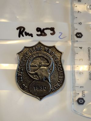 Polizei Brustabzeichen USA State of New Mexico Game Warden Göde Replik (rm959)