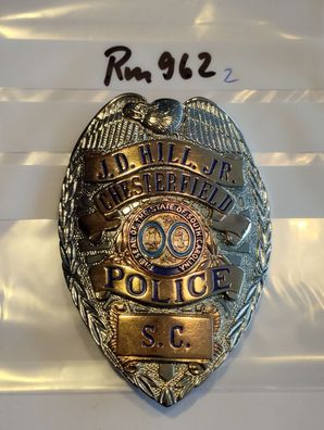 Polizei Brustabzeichen USA Chesterfield Police Göde Replik (rm962)
