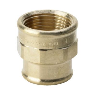 Viega Muffe 3240 in Rp1 1/4 x Rp3/4 Rotguss