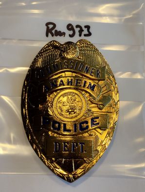 Polizei Brustabzeichen USA Anaheim Police Göde Replik (rm973)