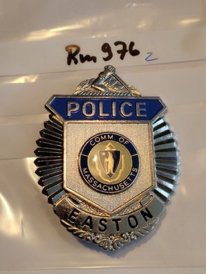 Polizei Brustabzeichen USA Easton Police Auxiliary Göde Replik (rm976)