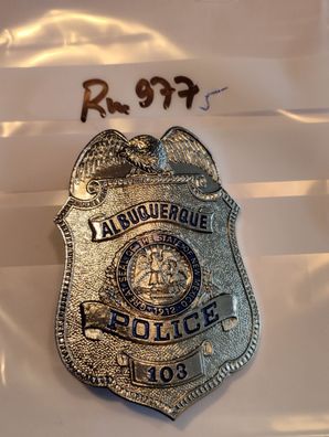 Polizei Brustabzeichen USA Albuquerque Police Göde Replik (rm977)