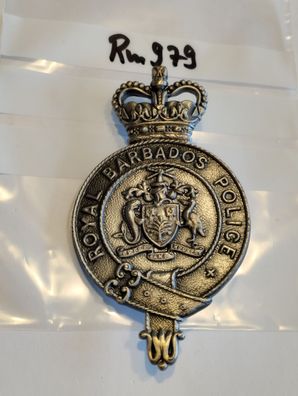 Polizei Brustabzeichen Royal Barbados Police Göde Replik (rm979)