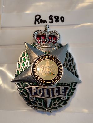 Polizei Brustabzeichen Australian Capital Territory Police Göde Replik (rm980)