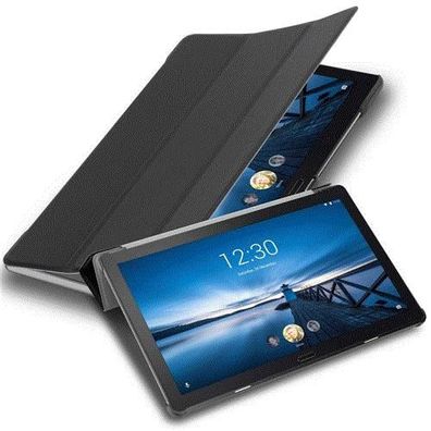 Cadorabo Tablet Hülle kompatibel mit Lenovo Tab P10 (10.1 Zoll) in SATIN Schwarz ...