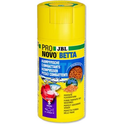 JBL Pronovo BETTA GRANO S Hautpfuttergranulat für Kampffische von 3-10cm