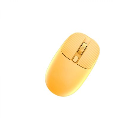 Drahtlose Bluetooth 2.4G Dual-Mode-Maus FV198 Silent Office Game Mouse (Gelb)