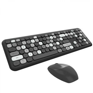 Kabelloses Tastatur-Maus-Set, 110-Tasten-Tastatur und Maus-Kombination, 2,4 G ka