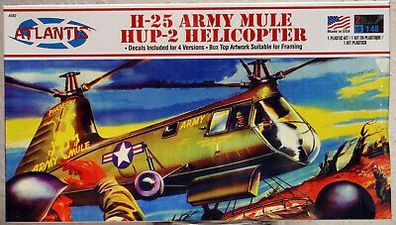 Piasecki H 25 Army Mule HUP 25 Helicopter 1:48 Atlantis 502