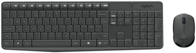 Logitech MK235 kabellose Tastatur-Maus-Kombination, Tastatur in voller Gr??e, li