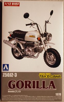Aoshima 058701 1978 Honda Gorilla Z 50 JZ-3 Takegawa 1:12 Motorrad Bike