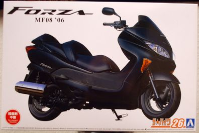 Aoshima 063248 2006 Honda Forza MF08 1:12 Motorrad Bike Scooter