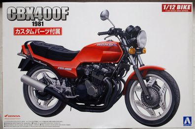 Aoshima 054581 1981 Honda CBX 400 F 1:12 Motorrad Bike