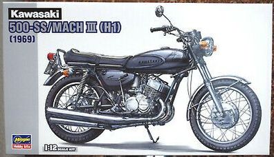 1969 Kawasaki 500 SS Mach III (H1) 1:12 Hasegawa 21510 neu 2020