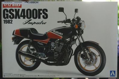 Aoshima 063767 1982 Suzuki GSX 400 FS Impulse 1:12 Motorrad Bike
