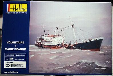 1950 Volontaire & Marie Jeanne Trawler Twinset 1:200 Heller 85604