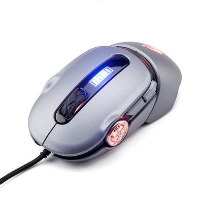 USB-Maus, kabelgebunden, 3200 DPI, 6 Tasten, leises, atmendes Licht, ergonomisch