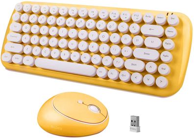 Kabellose Tastatur-Maus-Kombination, Tastatur und Maus f¨¹r M?dchen und Kinder, 8