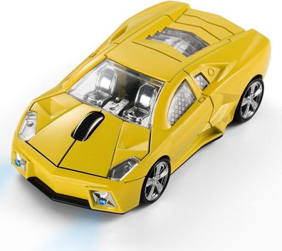 Auto-Maus, kabellos, 2,4 GHz, coole 3D-Sportwagen-Maus, optische M?use, 1600 dpi