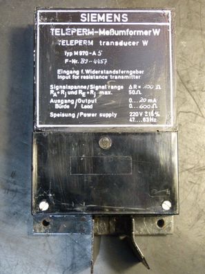 Siemens M970-A5 Teleperm Meßumformer W