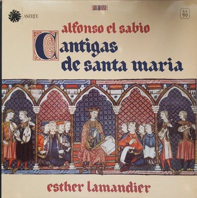 Astree AS 59 - Cantigas De Santa Maria