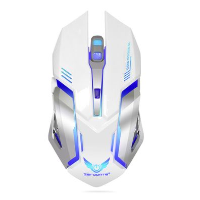 Gaming-Maus, ergonomisches Design, wiederaufladbare 2,4-G-Funkmaus mit USB-Empf?